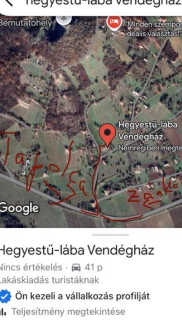 Hegyestu-Laba Vendeghaz Villa Zanka Exterior photo